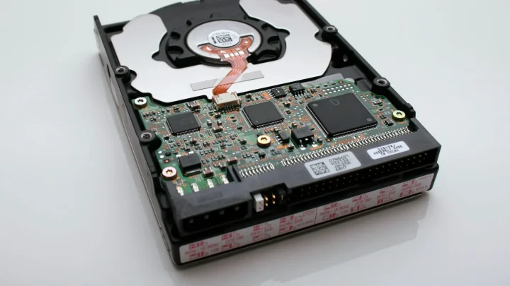 black and gray internal HDD