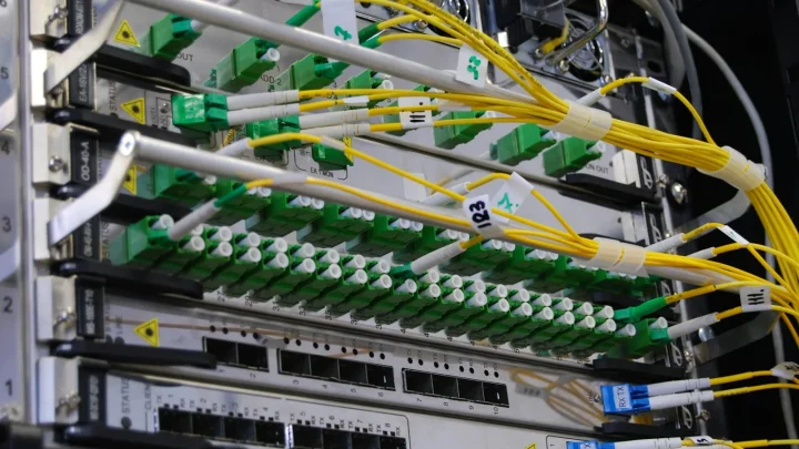 green and white electric device